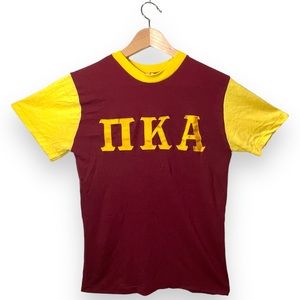 Awesome Vintage Pie Kappa Alpha Fraternity T-Shirt - Size Unlisted